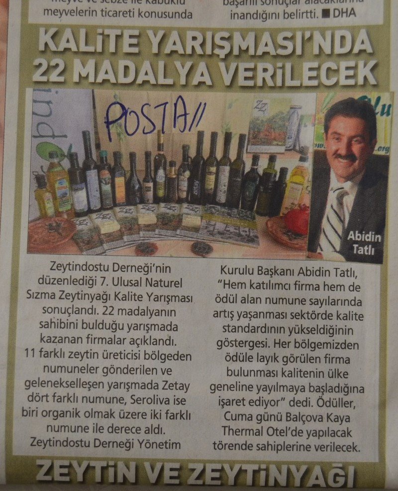 PostaGazetesi_Zeytindostu_Kalite_Yarismasi
